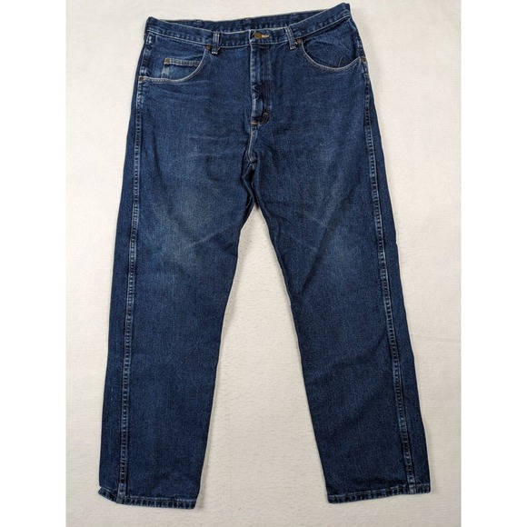 Wrangler Other - Wrangler Mens Jeans Size 38 x 32 Cotton Blue